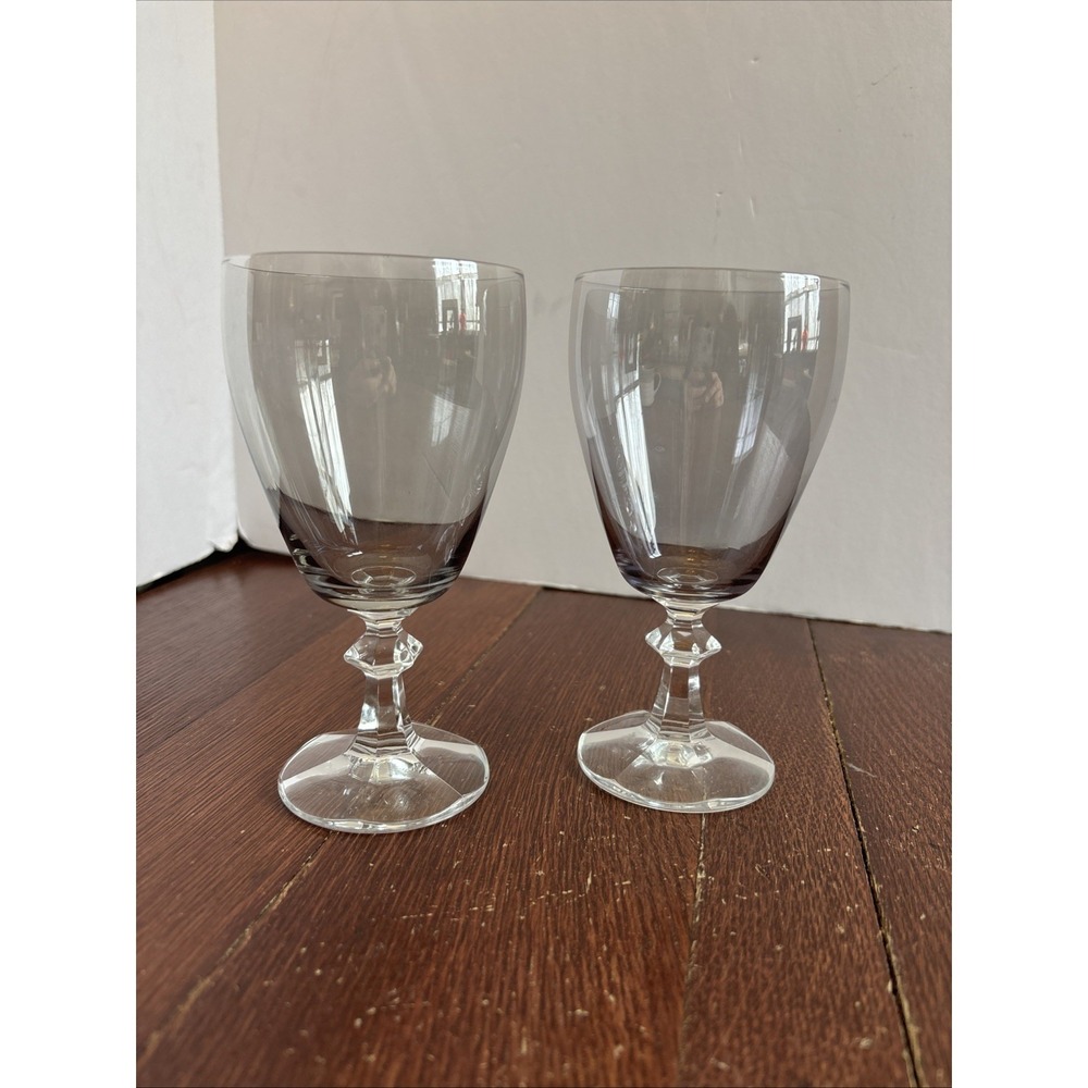 Schott-Zwiesel CONTOUR Smoke Low‎ Water Goblets Glasses Set Of 2 Made in Germany